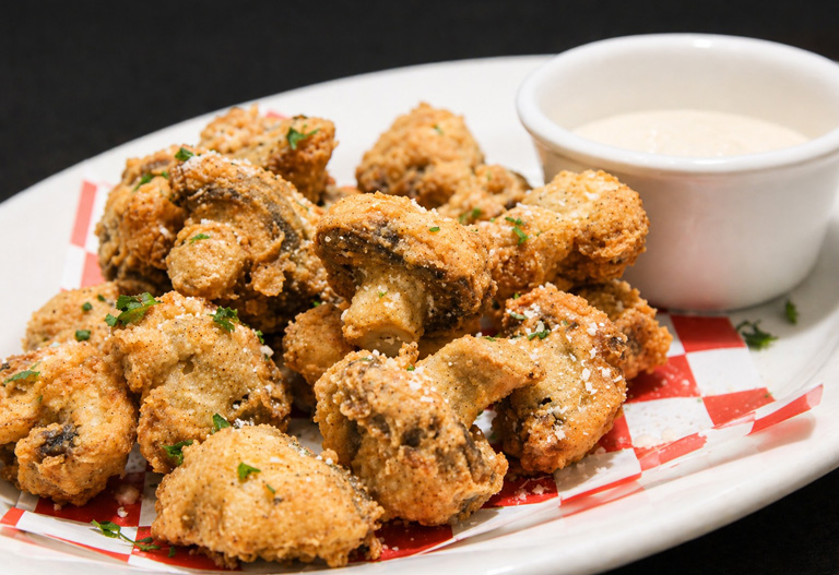 Mushroom Fritte from Eddie's Italian Eatery in Claremont