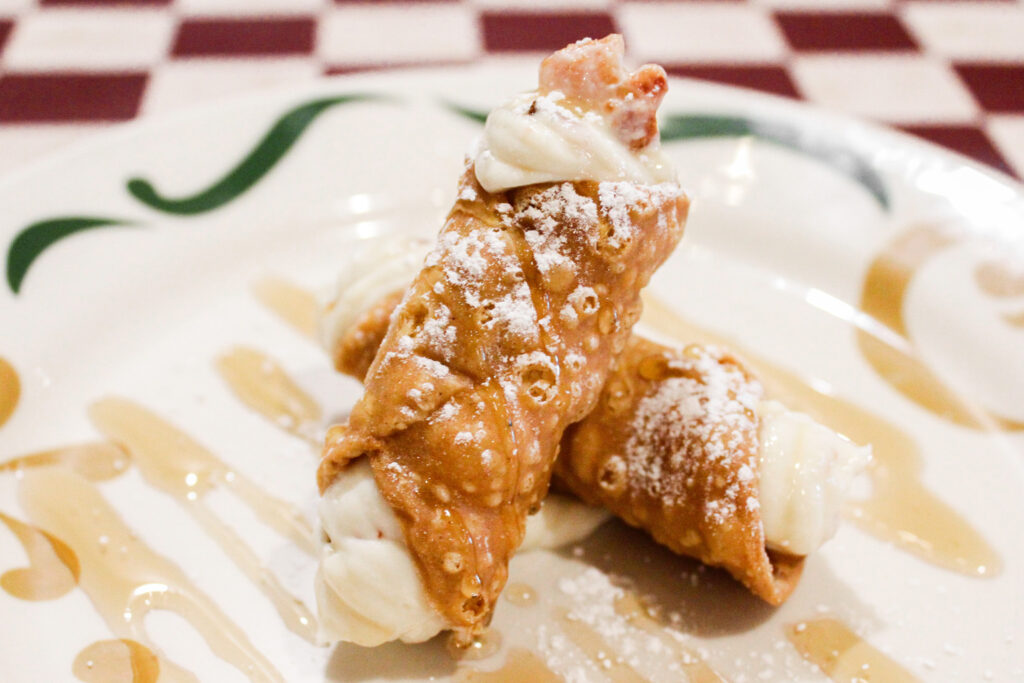 Maple Bacon Cannoli - June Special at Eddie's Italian Eatery