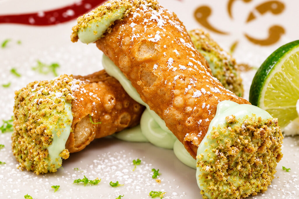 Key Lime Cannoli - August Special at Eddie's Italian Eatery